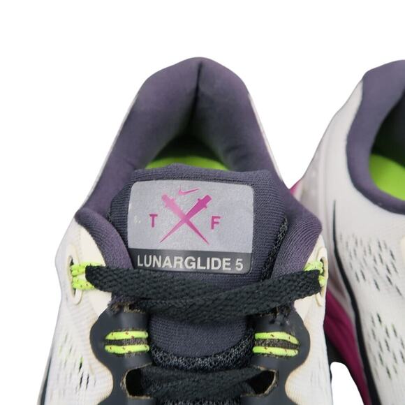 Nike Shoes Womens 9.5 Athletic Trainers Lunarglide 5 Sneakers Running Active - Picture 3 of 12